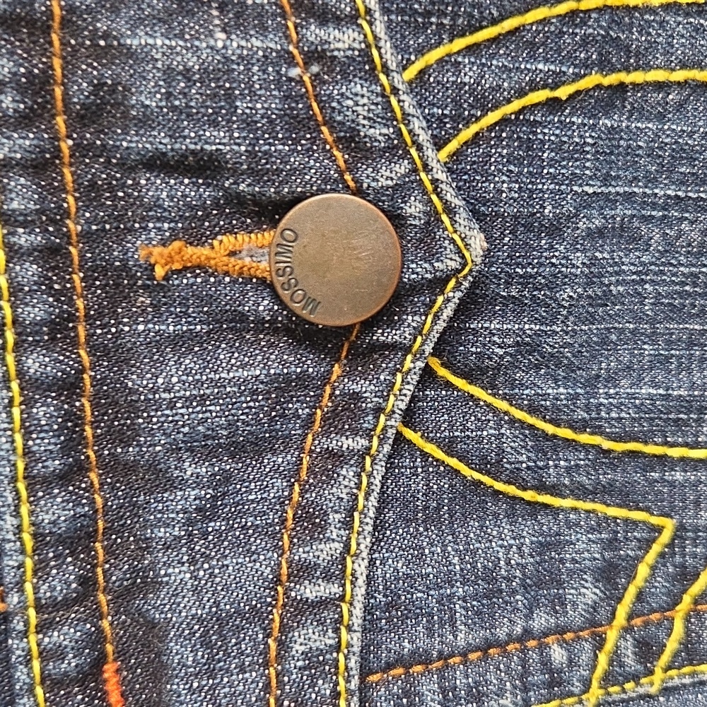 Mossimo Dark Blue Jean Denim Y2K Mini Skirt - Size 11 - Picture 5 of 13